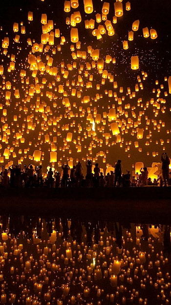 Tangled lantern, Enchanting lights, Disney movie, Magical atmosphere HD phone wallpaper