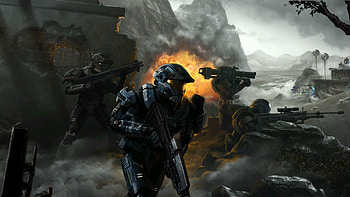 Halo , Stunning designs, Epic battles, Gaming artistry HD wallpaper