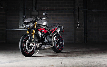 Triump Speed Triple R Bike, triump, daytona, bikes, red, racing HD wallpaper
