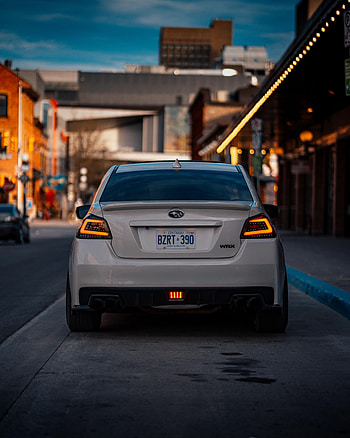 Sports, Subaru, Cars, Car, Sports Car, Back View, Rear View, Subaru Wrx HD phone wallpaper