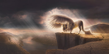 Dreamy Horse Fantasy, horse, artist, artwork, fantasy, deviantart HD wallpaper