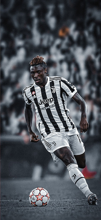 Moise Kean, Juventus, sports uniform, soccer HD phone wallpaper