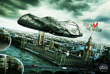 good saVe the queen, v, tv, series, alien HD wallpaper