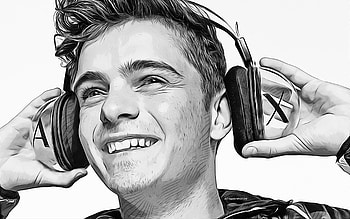 Martin Garrix, , vector art, Martin Garrix drawing, creative art, Martin Garrix art, vector drawing, Martin Garrix portrait, Martijn Gerard Garritsen, Dutch DJ HD wallpaper