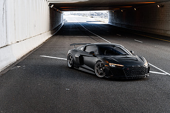 Audi R8 V10 On Streets graphy, audi-r8, audi, 2024-cars, cars HD wallpaper