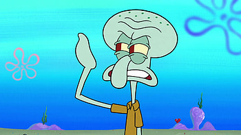 Squidward, SpongeBob SquarePants, Animation HD wallpaper