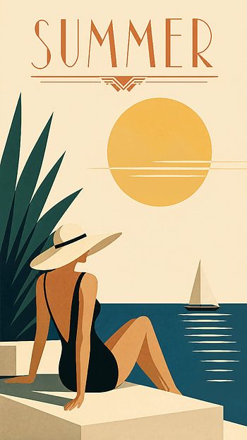 Sunlit Minimal — Summer , Woman HD phone wallpaper