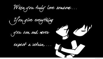 4757-cute-love-quotes-black-and-white-background- ... HD wallpaper