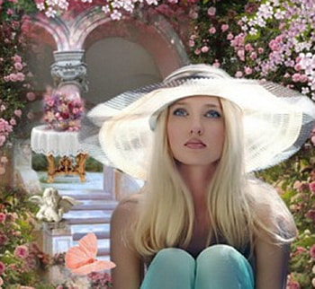 spring women, fashion, soft, women, flowers, spring, beauty HD wallpaper