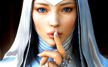 Shhh, blue, frumusete, eyes, assassins creed, hand, woman, sister, fantasy, face, game, luminos HD wallpaper