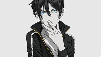 Black and white, Yato, Noragami HD wallpaper