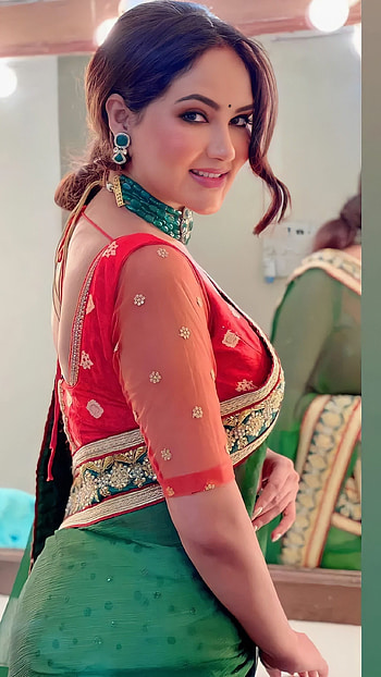 Kamna, saree beauty HD phone wallpaper