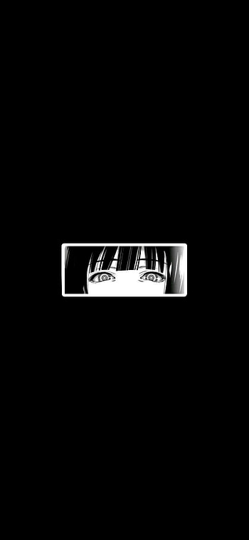 Anime Girl Eyes, amoled HD phone wallpaper