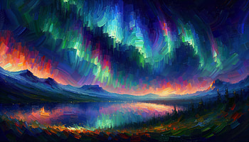 Vibrant Aurora Light Display, Northern Lights, aurora borealis, landscape, Night Sky, colorful HD wallpaper