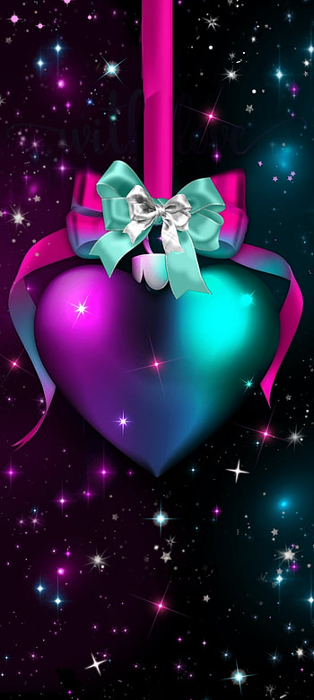 Hearts, pink, black, colorful HD phone wallpaper
