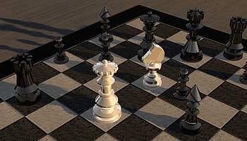 Chess, 3D, Figurines, Figures, Chess Board, Chessboard HD wallpaper