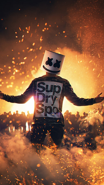 Marshmello, graphy HD phone wallpaper