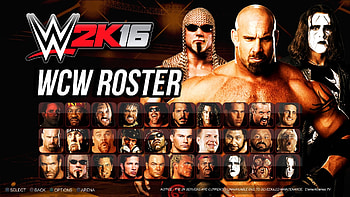 WWE 16 Roster - WCW Superstars! - PS4/XB1 Menu Notion HD wallpaper