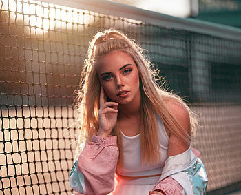 Gorgeous woman, tennis, hoot HD wallpaper