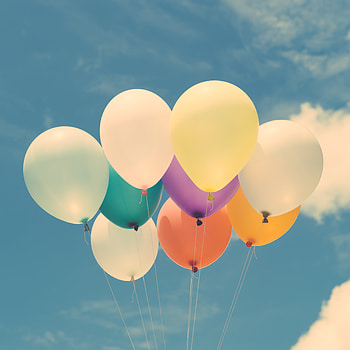 Balloons, colorful, sky HD phone wallpaper
