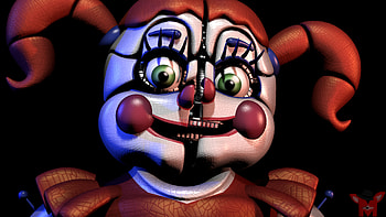 Circus Baby (Five Nights at Freddy's), video game, Five Nights at Freddy's: Sister Location, Five Nights at Freddy's HD wallpaper