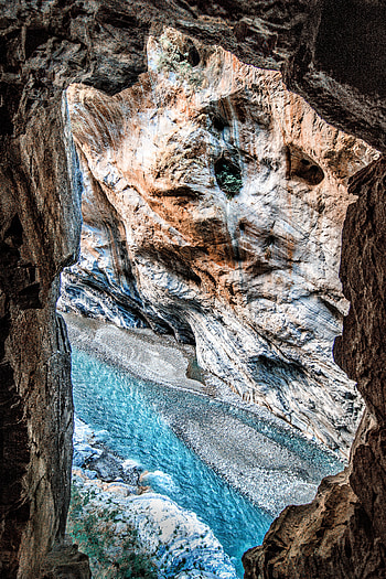 Nature, Rivers, Stones, Rocks, View From Above, Flow HD phone wallpaper