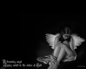 Gothic Angel, gothic, dark angel, goth, angel, angels HD wallpaper