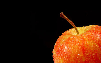 Food, Apple, Drops HD wallpaper