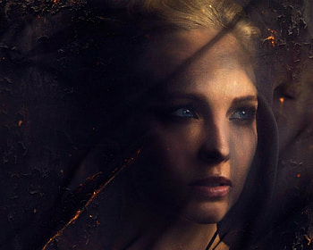 Fantasy girl, face, girl, fantasy, art HD wallpaper