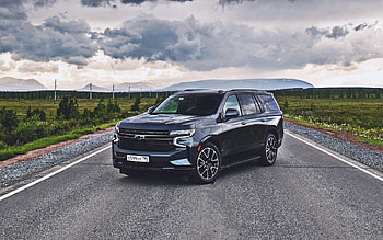 Chevrolet Tahoe RST, , road, 2021 cars, SUVs, CIS-spec, Balck Tahoe, 2021 Chevrolet Tahoe, american cars, Chevrolet HD wallpaper