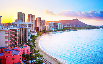Hawaii waikiki beach HD wallpaper