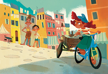 Luca Paguro, Giulia Marcovaldo, Alberto Scorfano, movie, Luca HD wallpaper