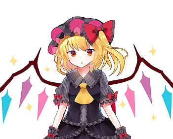 Cute, witch, touhou, flandre scarlet HD wallpaper