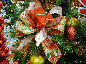 Holidays, New Year, Toys, Christmas, Needles, Bow, Christmas Tree HD wallpaper