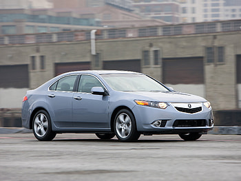 Auto, Acura, Cars, Building, Asphalt, Side View, Speed, Style, Akura, 2010, Tsx HD wallpaper