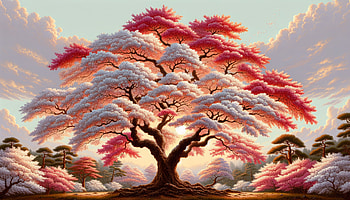 Cherry Blossom Majesty, cherry blossom tree, tree, landscape, nature HD wallpaper
