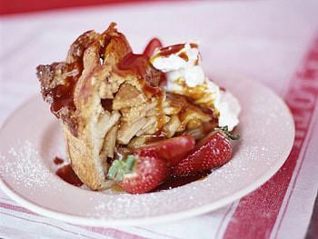 Pie, dessert, sweet, fruit, food HD wallpaper