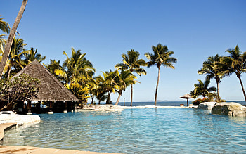 Nature, Tropics, Pool, Bungalow, Hotel HD wallpaper
