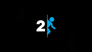 Logo, Portal 2 HD wallpaper