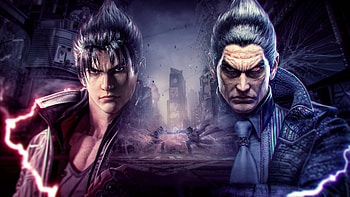 Tekken 8 Ultra : Jin Kazama vs. Kazuya Mishima, video game, Tekken 8, Tekken, Jin Kazama, Kazuya Mishima HD wallpaper