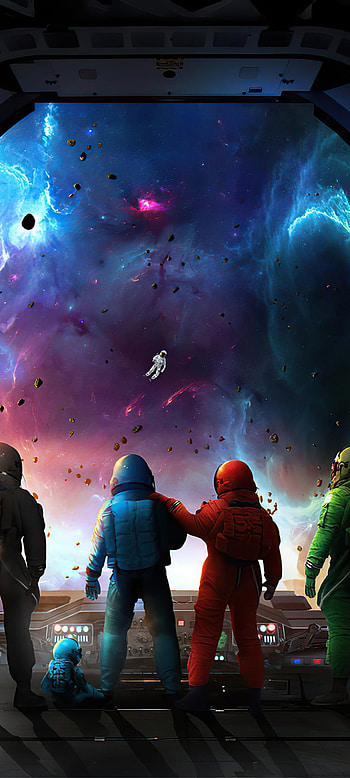 Among Us Galaxy: Epic Astronaut for Your , astronaut, video game HD phone wallpaper