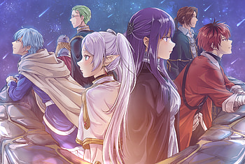 Anime : Frieren Beyond Journey's End Epic Cast Showcase, Anime, Frieren: Beyond Journey's End HD wallpaper