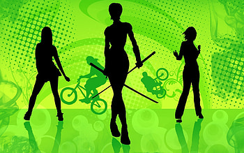 Dance, Vector, Girl, Style, Fight, Emotions HD wallpaper