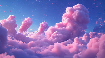 Cotton Candy Sky: A Ultra Experience, cloud, sky, pink HD wallpaper