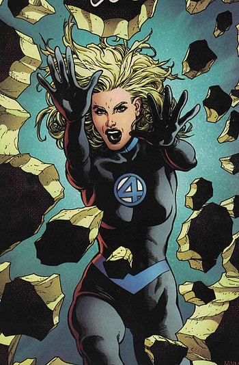 Invisible Woman, Ultimate comics, Steve McNiven artwork, Fantastic Four HD phone wallpaper