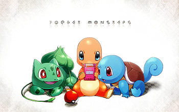 Video Game - PokÃ©mon Bulbasaur (PokÃ©mon) Charmander (PokÃ©mon) Squirtle ( PokÃ©mon) HD wallpaper