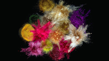 Colorful powder blasting, Kde store HD wallpaper