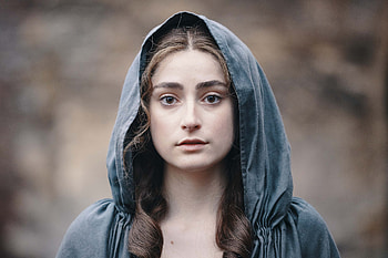 Ellise Chappell, brown eyes, beautiful HD wallpaper
