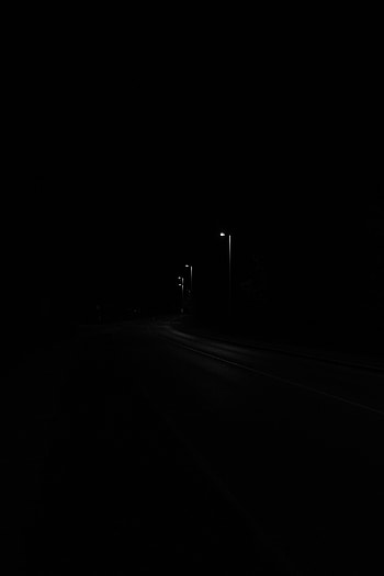 Night, Lights, Lanterns, Bw, Chb, Glow HD phone wallpaper