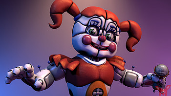Circus Baby (Five Nights at Freddy's), video game, Five Nights at Freddy's: Sister Location, Five Nights at Freddy's HD wallpaper